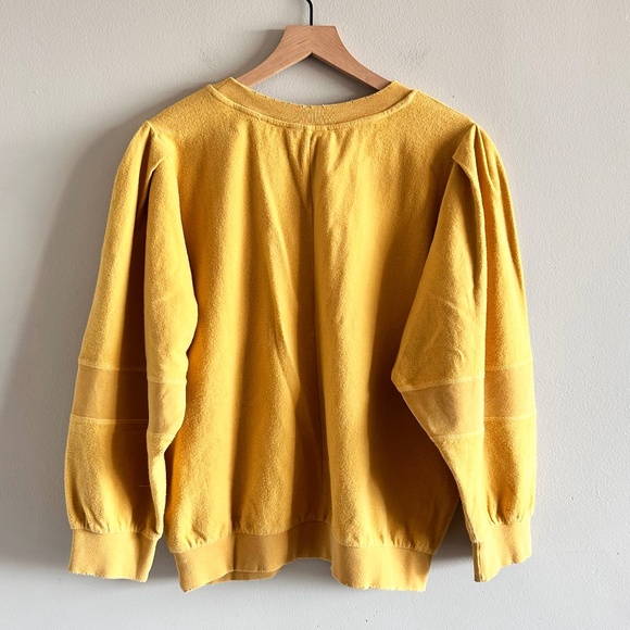 LoveShackFancy Lewin Puff-Sleeve Pullover Sweater | Size Large | NWT - Picture 5 of 16